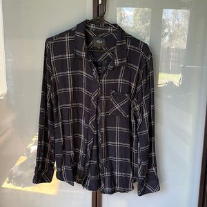 Rails Hunter Navy Snow in Large